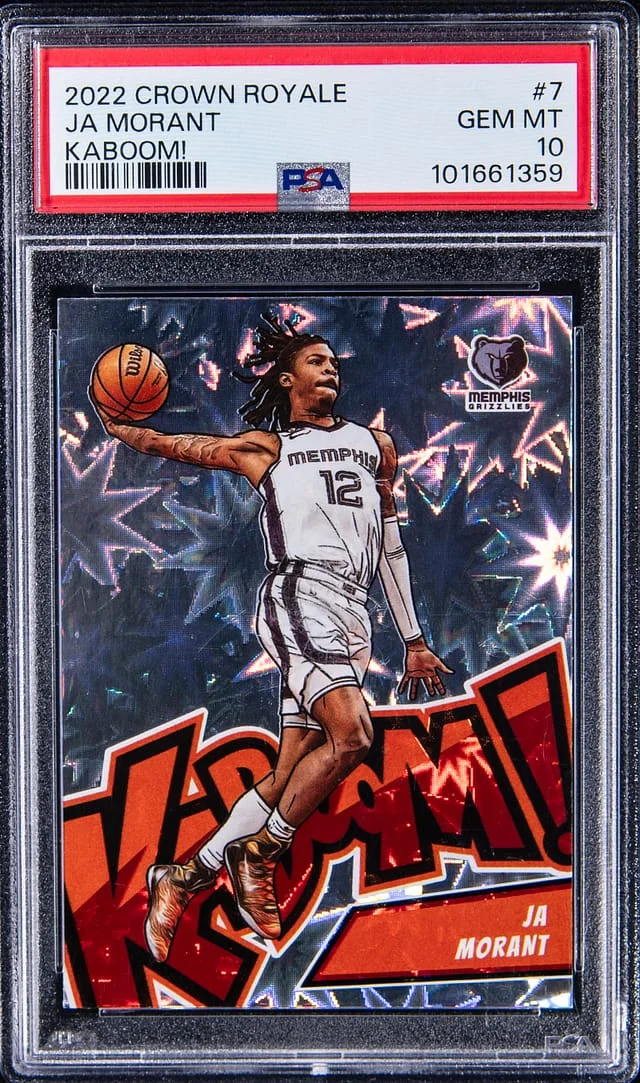 2022-23 Panini Crown Royale Ja Morant Kaboom! #7 card image