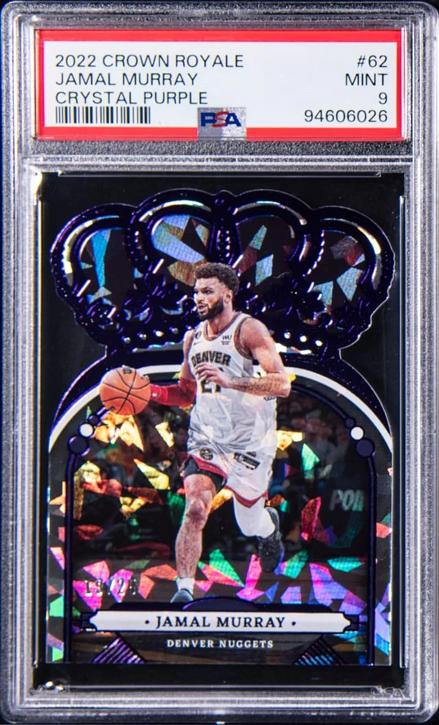 2022-23 Panini Crown Royale Jamal Murray Crystal Red #62 card image