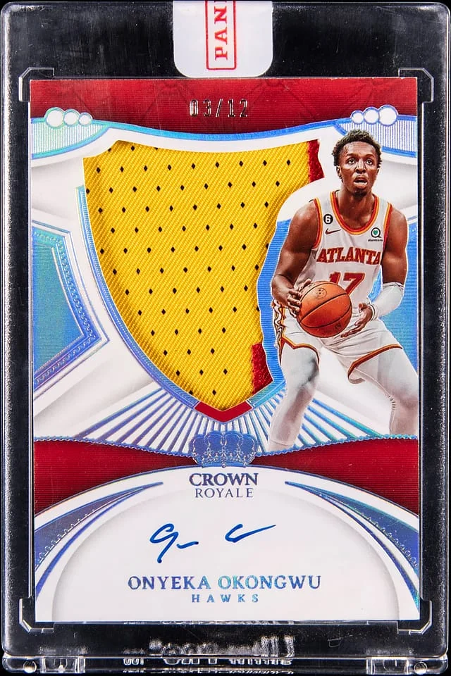 2022-23 Panini Crown Royale Onyeka Okongwu Silhouettes FOTL #S-OKO card image