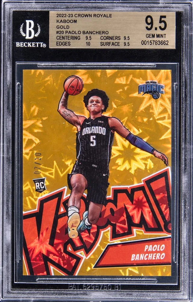 2022-23 Panini Crown Royale Paolo Banchero Kaboom #20 card image