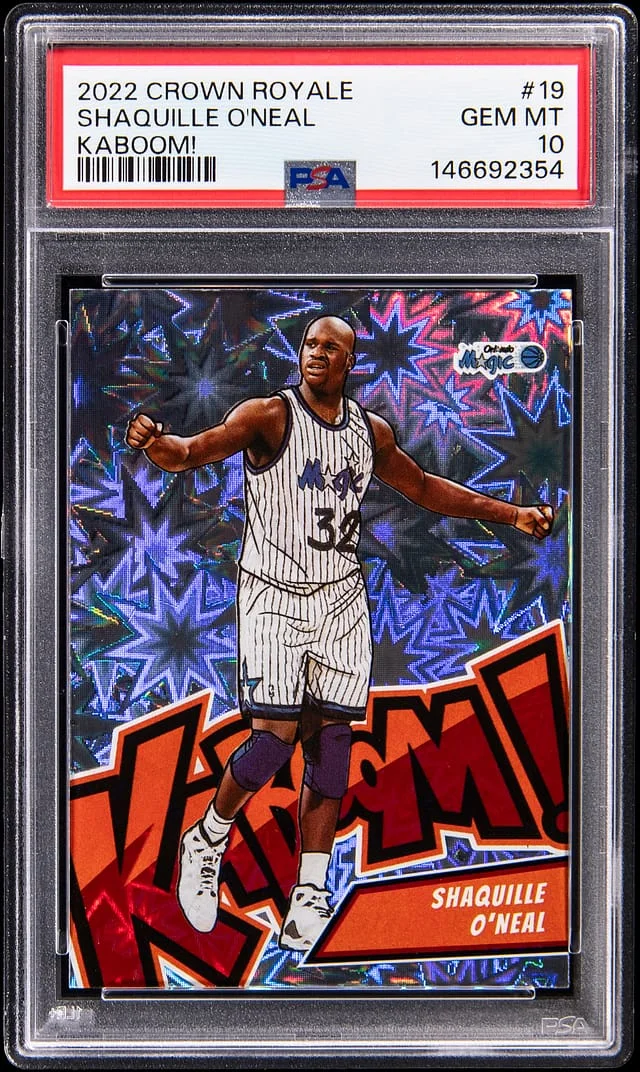 2022-23 Panini Crown Royale Shaquille O'Neal Kaboom #19 card image