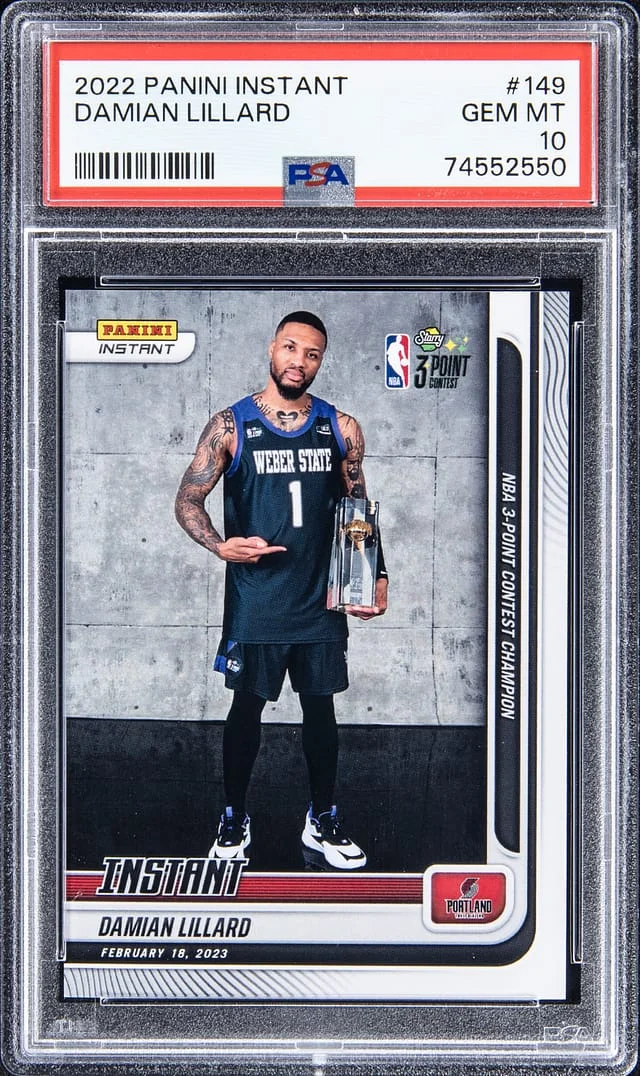 2022-23 Panini Damian Lillard Instant #149 card image