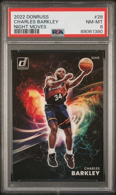 2022-23 Panini Donruss Charles Barkley Night Moves #28 card image