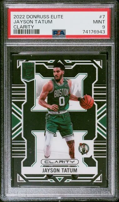 2022-23 Panini Donruss Jayson Tatum Elite Clarity #7 card image