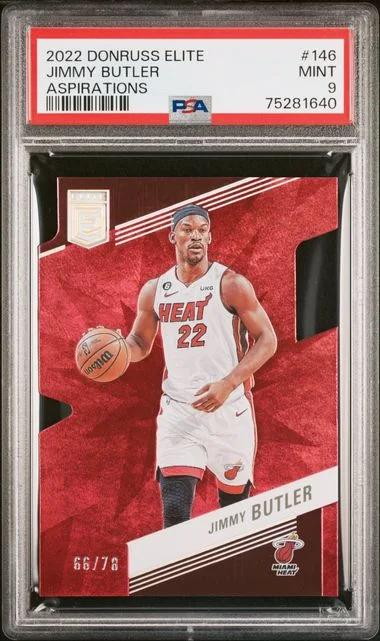 2022-23 Panini Donruss Jimmy Butler Elite Aspirations #146 card image