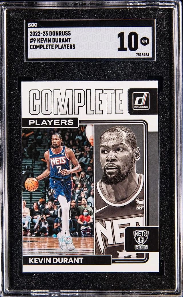 2022-23 Panini Donruss Kevin Durant Complete Players #9 card image