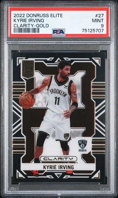 2022-23 Panini Donruss Kyrie Irving Elite Clarity Gold #27 card image