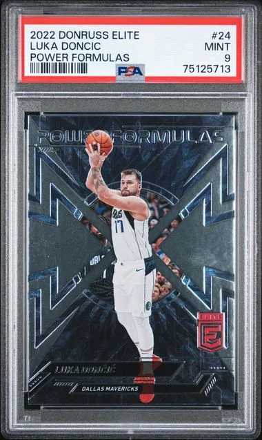 2022-23 Panini Donruss Luka Doncic Elite Power Formulas #24 card image