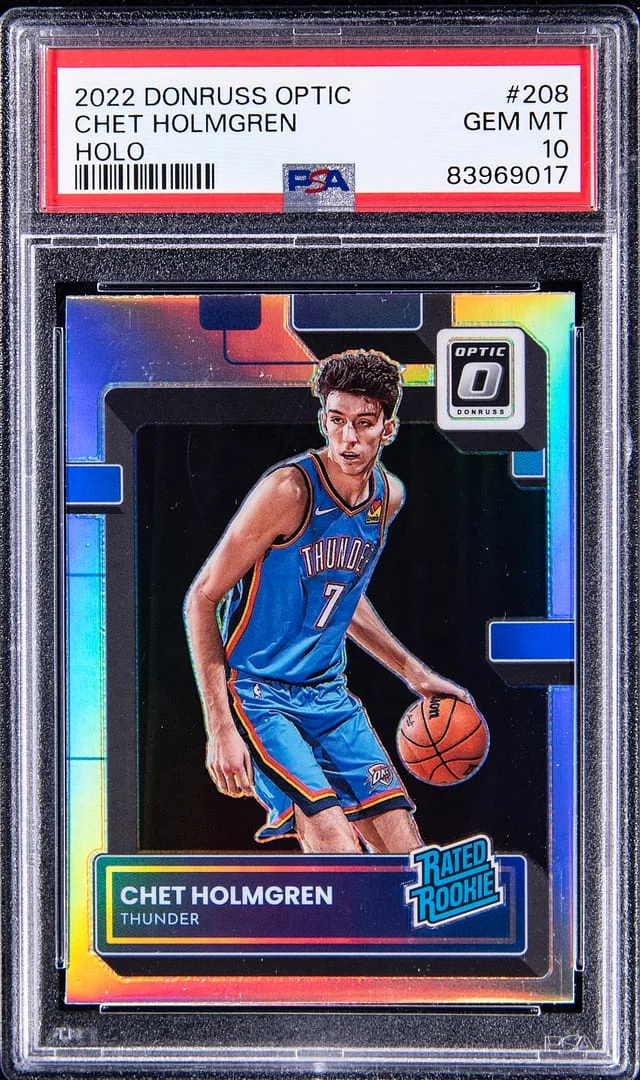 2022-23 Panini Donruss Optic Chet Holmgren Holo #200 card image