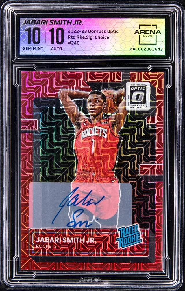 2022-23 Panini Donruss Optic Jabari Smith Jr. Choice #240 card image