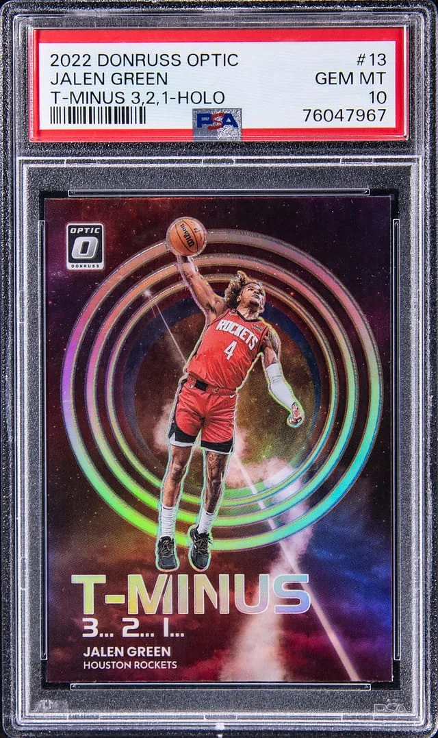 2022-23 Panini Donruss Optic Jalen T-Minus 3, 2, 1 Holo #13 card image