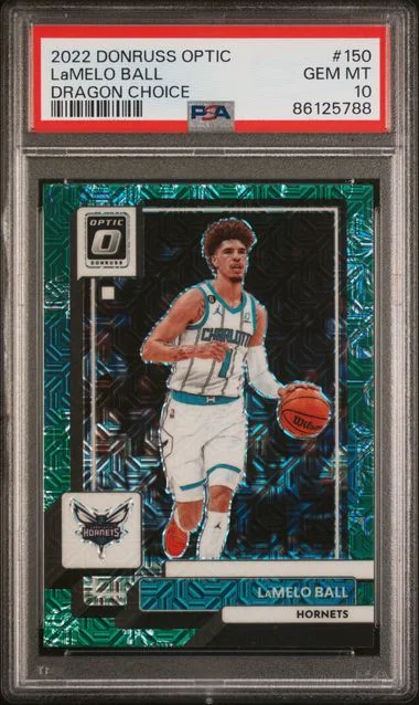 2022-23 Panini Donruss Optic Lamelo Ball Dragon Choice #150 card image