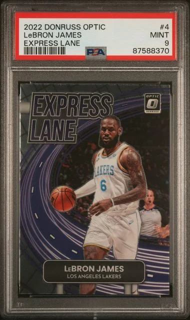 2022-23 Panini Donruss Optic LeBron James Express Lane #4 card image