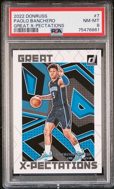 2022-23 Panini Donruss Paolo Banchero Great X-Pectations #7 card image