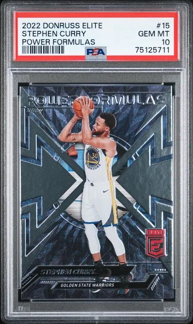 2022-23 Panini Donruss Stephen Curry Elite Power Formulas #15 card image