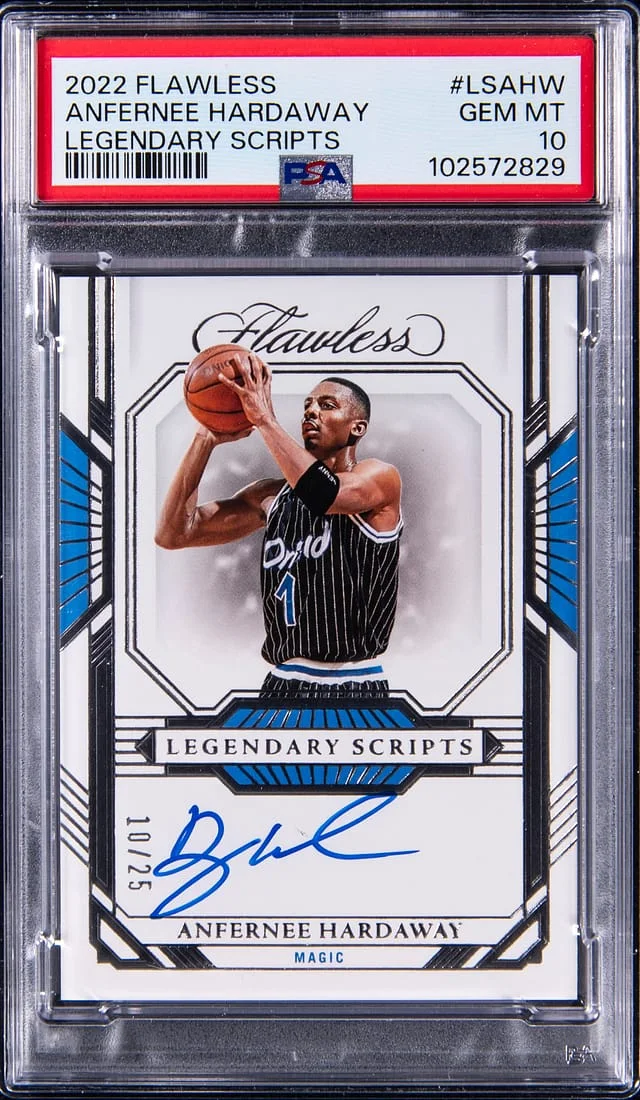 2022-23 Panini Flawless Anfernee Hardaway Legedary Scripts #LS-AHW card image