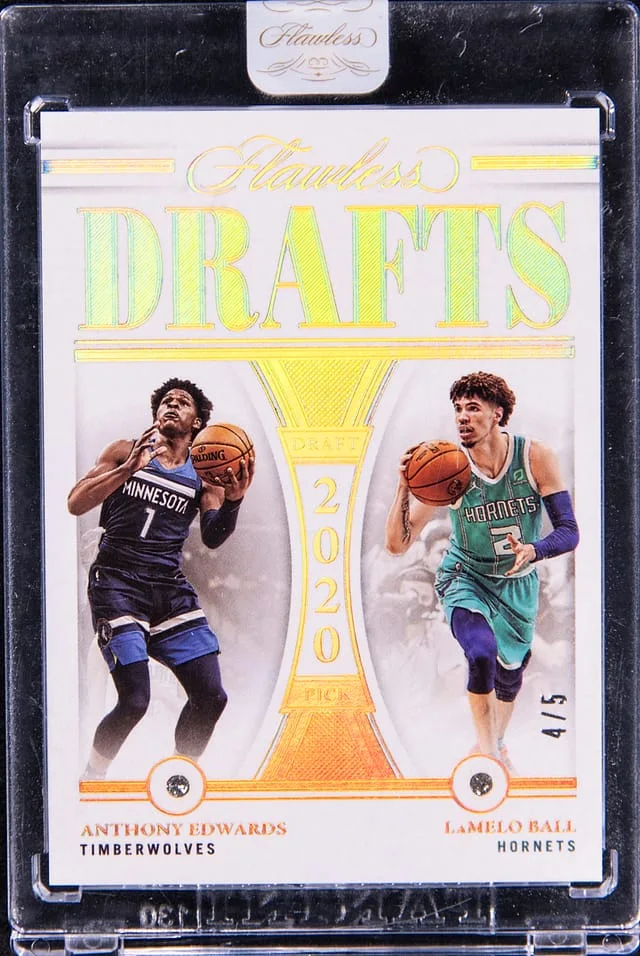 2022-23 Panini Flawless Anthony Edwards/LaMelo Ball #144 card image