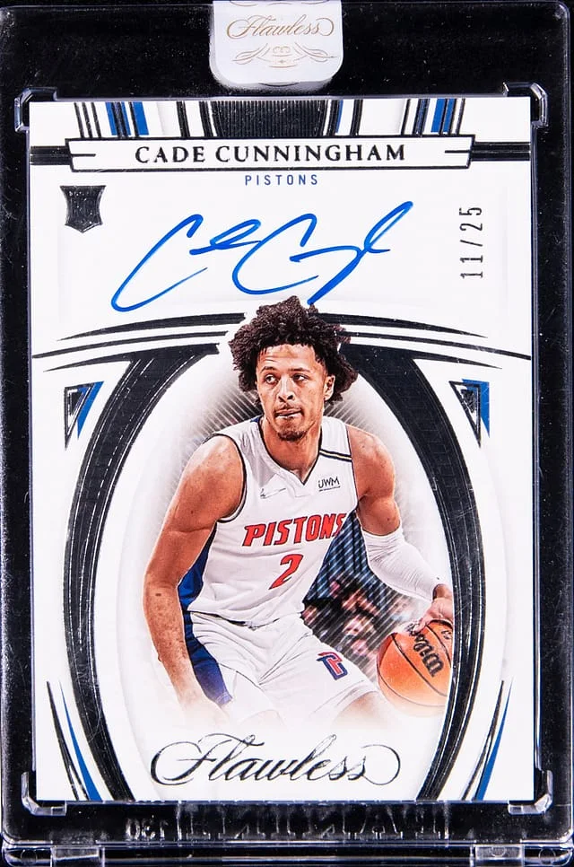 2022-23 Panini Flawless Cade Cunningham Autograph #FA-CC card image