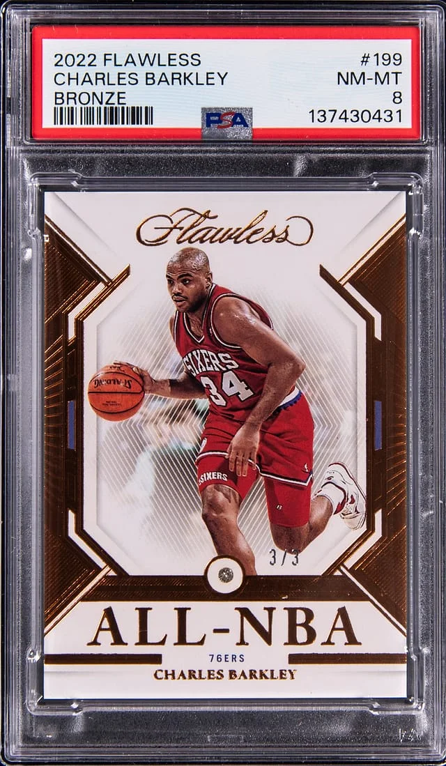 2022-23 Panini Flawless Charles Barkley Bronze #199 card image