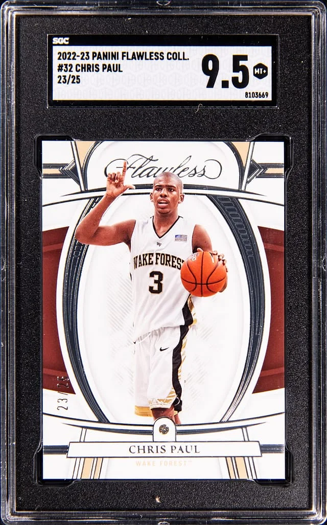 2022-23 Panini Flawless Chris Paul Collegiate #32 card image