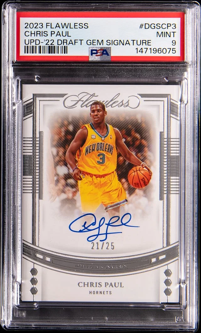 2022-23 Panini Flawless Chris Paul Update Draft Gem Signature #DGS-CP3 card image