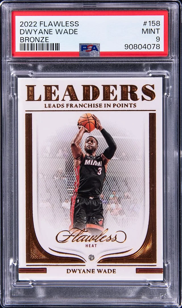 2022-23 Panini Flawless Dwyane Wade Diamond Leaders Bronze #158 card image