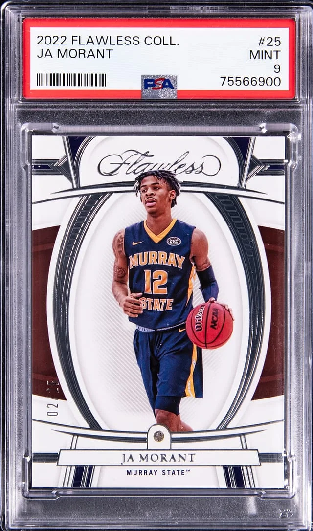 2022-23 Panini Flawless Ja Morant Collegiate #25 card image