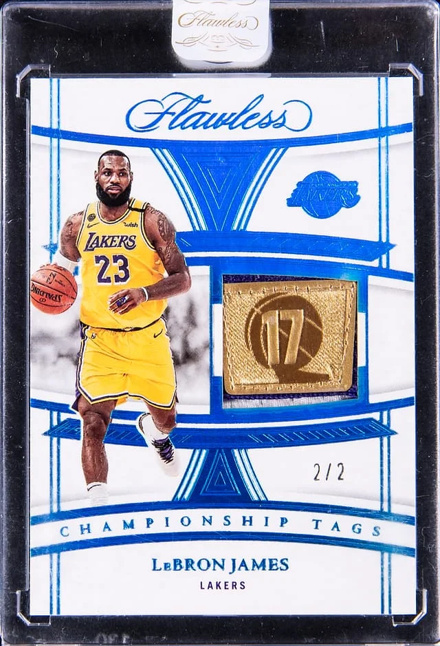 2022-23 Panini Flawless LeBron James Championship Tags #CT-LBJ card image