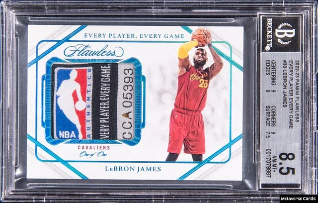 2022-23 Panini Flawless LeBron James Every Player Every Game #EPE-LBJ card image