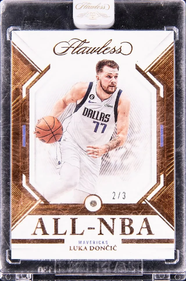2022-23 Panini Flawless Luka Doncic Diamond All-NBA Bronze #177 card image