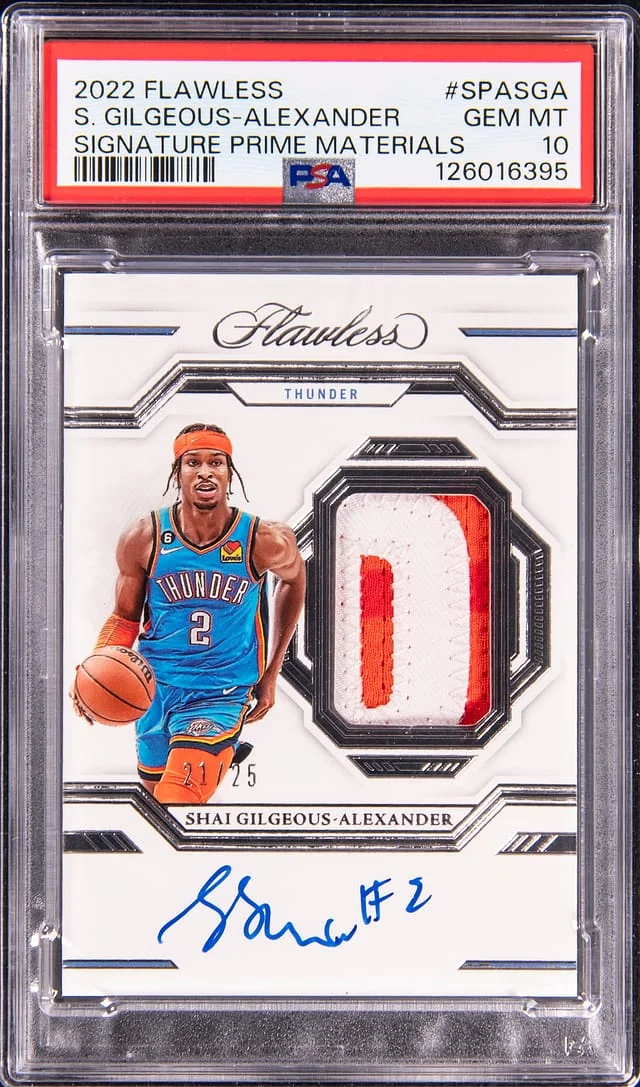 2022-23 Panini Flawless Signature Prime Materials #SPA #no-number card image