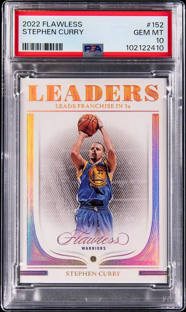 2022-23 Panini Flawless Stephen Curry Diamond Leaders #152 card image