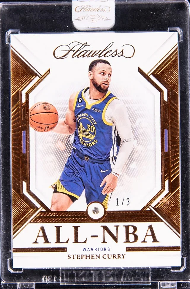 2022-23 Panini Flawless Stephen Curry Diamond All-NBA Bronze #183 card image