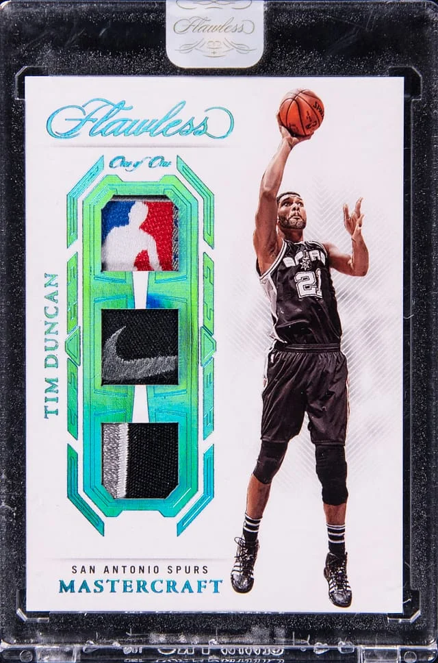 2022-23 Panini Flawless Tim Duncan Mastercraft #MAS-DUN card image