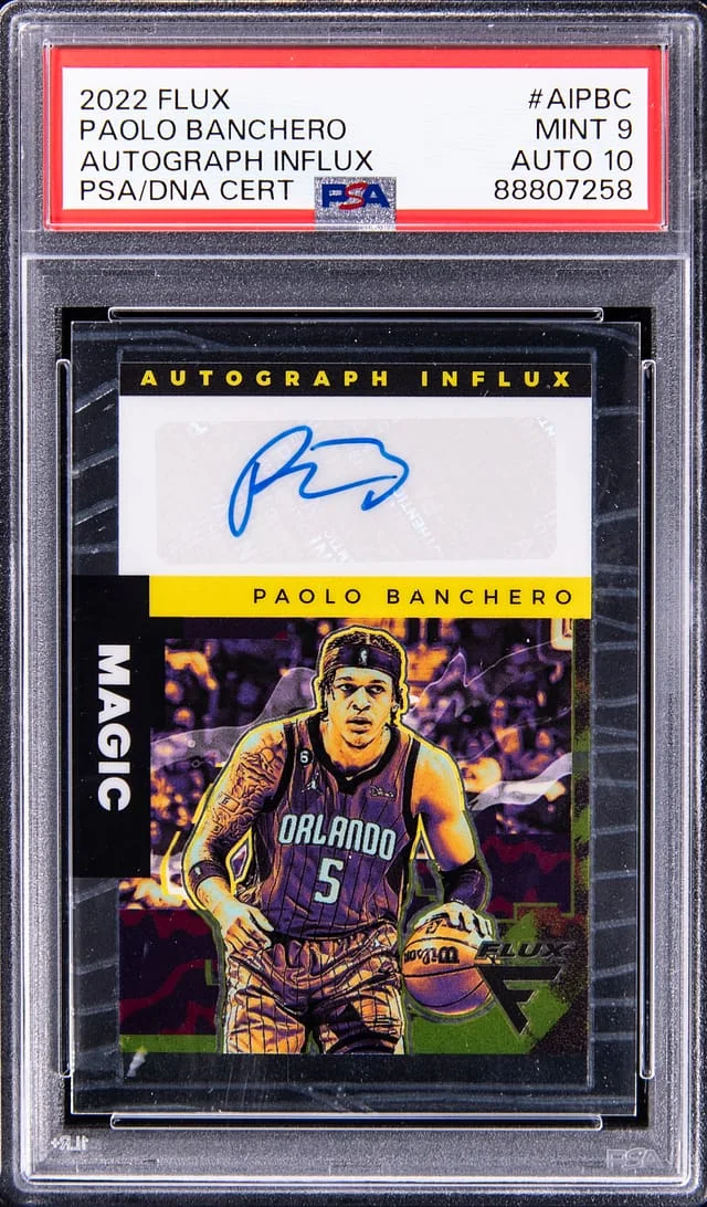 2022-23 Panini Flux Paolo Banchero Autograph Flux #AIP-BC card image