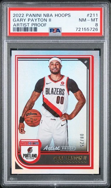 2022-23 Panini Gary Payton II NBA Hoops Artist Proof #211 card image