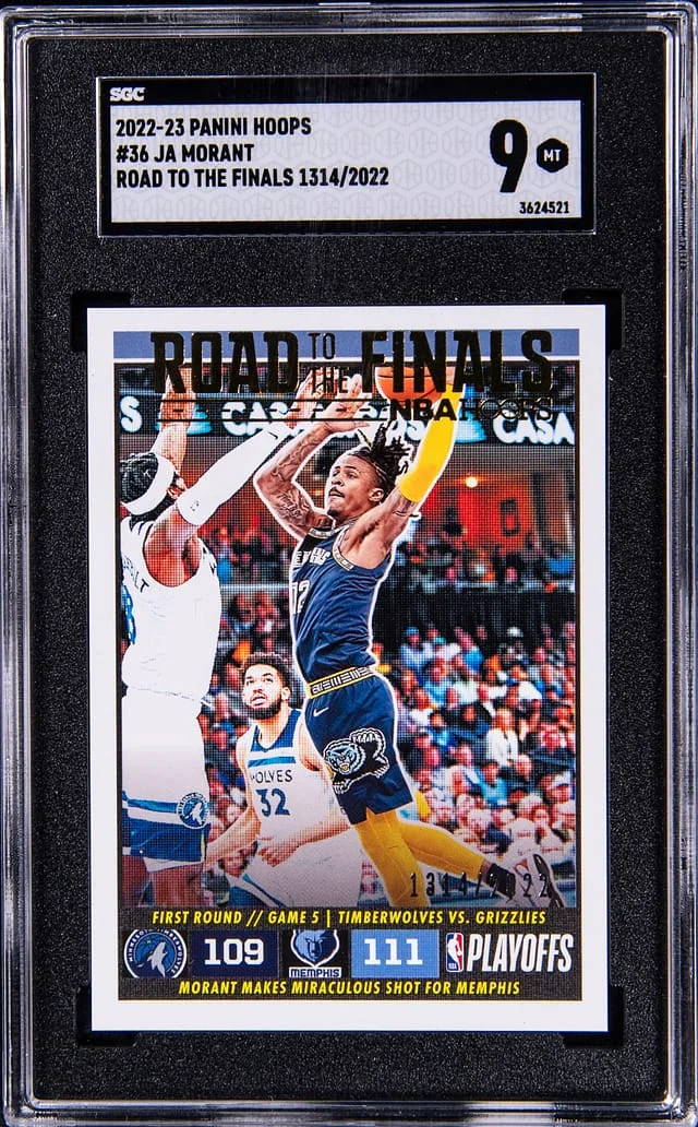 2022-23 Panini Hoops Ja Morant Road to the Finals #36 card image