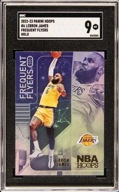2022-23 Panini Hoops LeBron James #6 card image