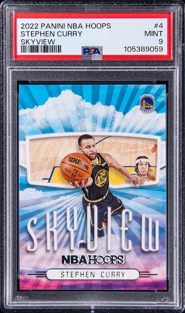 2022-23 Panini Hoops Stephen Curry Skyview #4 card image