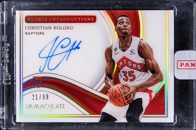 2022-23 Panini Immaculate Collection Christian Koloko Introductions #IRI-CKL card image