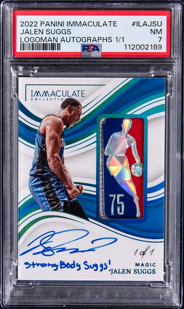 2022-23 Panini Immaculate Collection Jalen Suggs Logoman Autographs #ILA-JSU card image