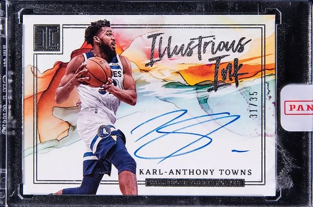2022-23 Panini Immaculate Collection Karl Anthony-Towns Illustrious Ink #ILI-KAT card image