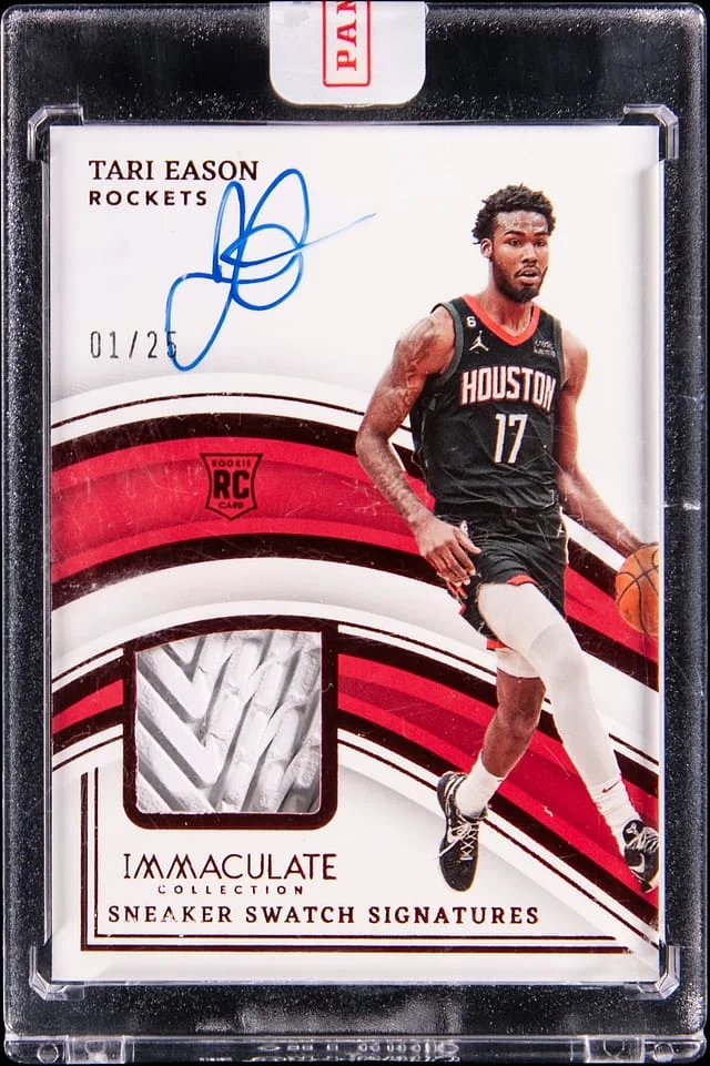 2022-23 Panini Immaculate Collection Tari Eason Sneaker Swatches Signatures #SNS-TES card image