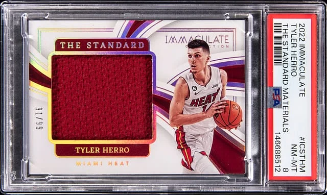 2022-23 Panini Immaculate Tyler Herro The Standard Materials #ICS-THM card image