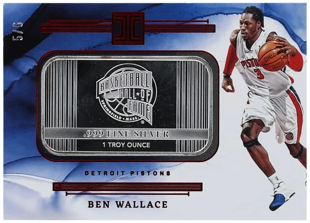 2022-23 Panini Impeccable Ben Wallace .999 Fine Silver 1 Troy Ounce #6 card image