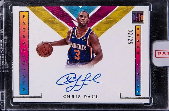 2022-23 Panini Impeccable Chris Paul Extravagance Autographs #EA-CP3 card image