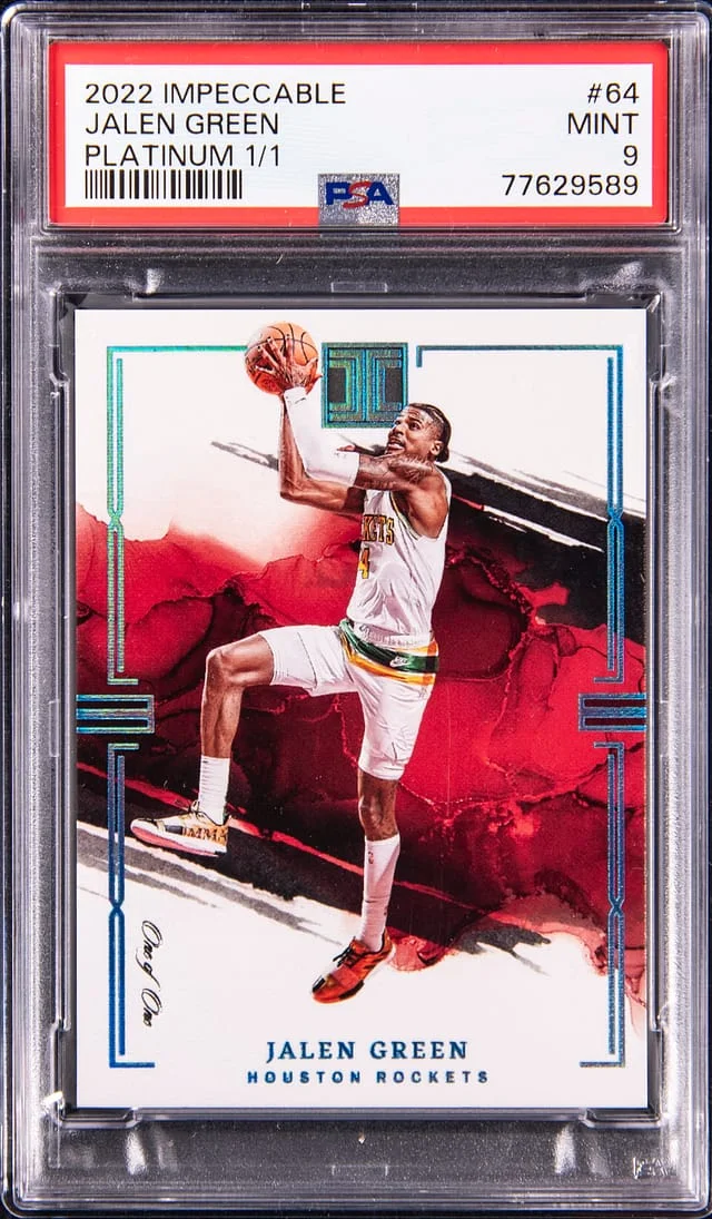 2022-23 Panini Impeccable Jalen Platinum #64 card image