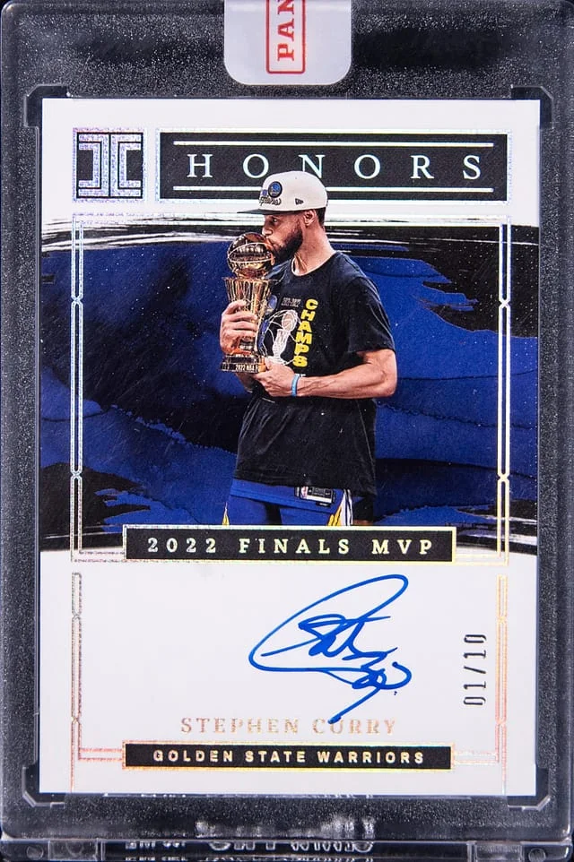 2022-23 Panini Impeccable Stephen Curry Honors Signatures #IHS-SCY card image