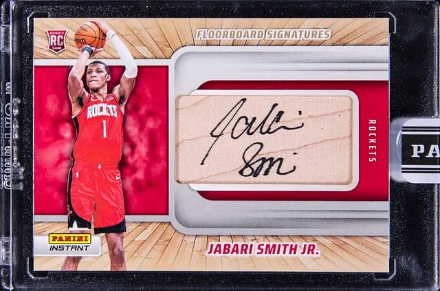 2022-23 Panini Jabari Smith Jr. Instant Floorboard Signatures #F-3 card image
