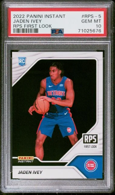 2022-23 Panini Jaden Ivey (/1899) Instant RPS First Look #RPS-5 card image